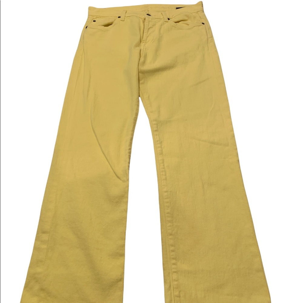 7 For All Mankind Women’s Jeans Yellow 30